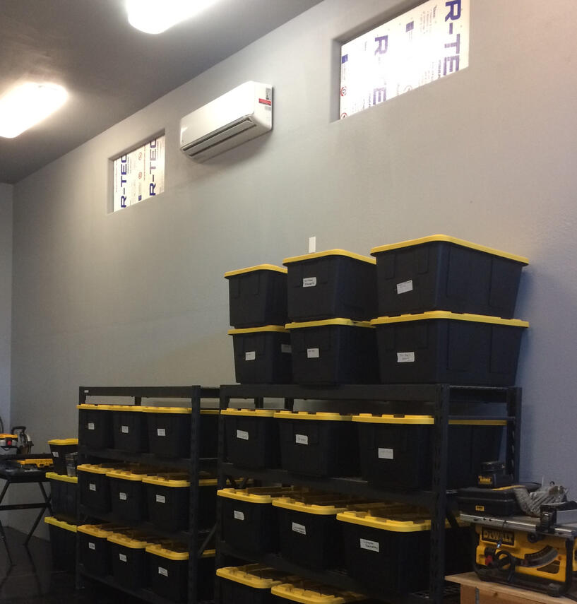 24K BTU Evaporator (up high)